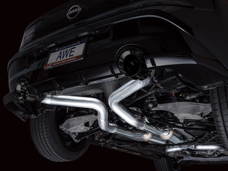 AWE 2023 Nissan Z RZ34 RWD Track Edition Catback Exhaust System w/ Diamond Black Tips - DTX Performance