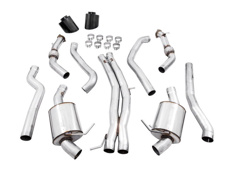 AWE Tuning Audi B9 RS5 Touring Edition Exhaust - w/ Diamond Black RS Tips - DTX Performance