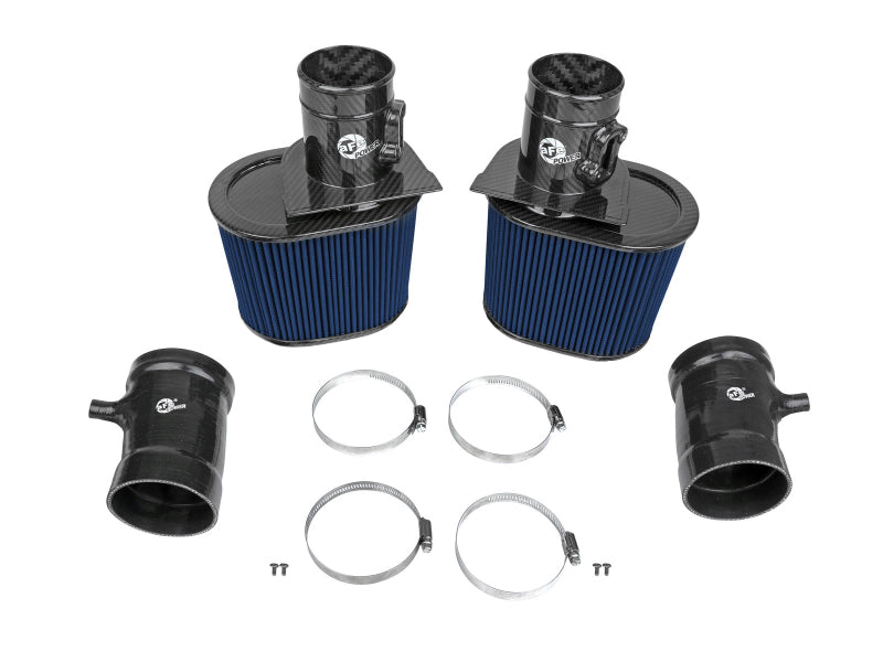aFe 15-21 Lamborghini Huracan V10-5.2L Track Series Intake System Pro 5R Filter - Performance upgrades for high performance cars.