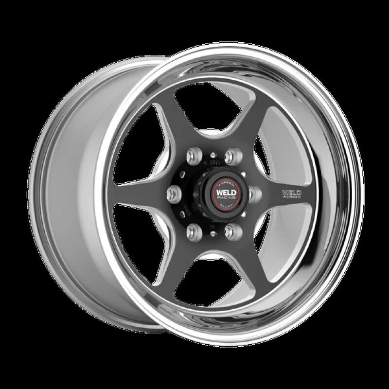 Weld S79 HD S79 15x10in / 5x135 BP / 5.5in BS Black Center - Polished Shell Wheel