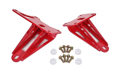 BMR 11-17 S197 Mustang Motor Mount Brackets - Red, performance car parts