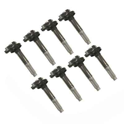 Ford Racing Coyote 5.0L V8 Ignition Coil Set for Mustang GT and F-150, high performance auto parts by DTX Performance.