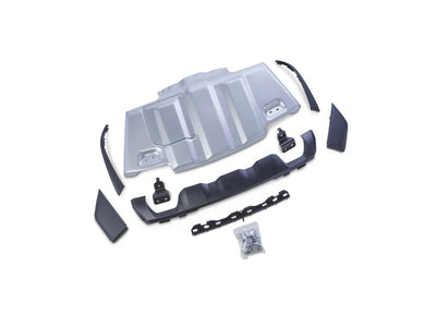 Ford Racing 2021+ Ford F-150 Front Skid Plate Kit with mounting accessories for undercarriage protection from DTX Performance, a veteran owned shop