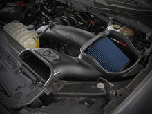 Load image into Gallery viewer, aFe 2021+ Ford F150 5.0L V8 MagnumFORCE Intake Stage-2 Pro 5R in engine bay, high performance car parts by DTX Performance.