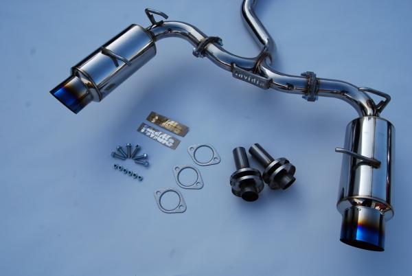 Invidia 12 Scion FRS/BRZ 60mm N1 Ti-Tip Cat- Back Exhaust performance car upgrade.