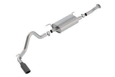 Borla 16-18 Toyota Tacoma 3.5L AT 4DR CC Short Bed S-Type SS Catback Exhaust - Black Chrome Tip, high performance exhaust system