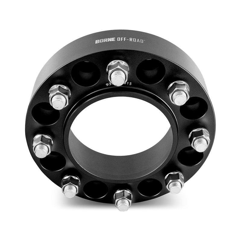 Mishimoto Borne Off-Road Wheel Spacers 8x180 124.1 50 M14 Black - DTX Performance