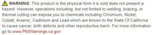 Load image into Gallery viewer, Warning notice about chemical hazards