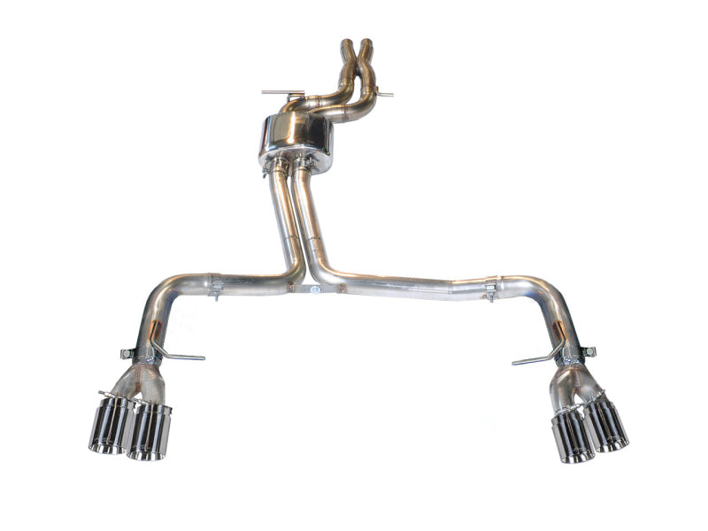 AWE Tuning Audi B8.5 S5 3.0T Track Edition Exhaust - Chrome Silver Tips (90mm) - DTX Performance