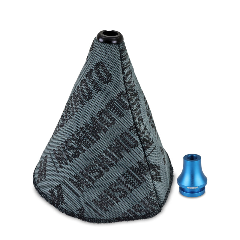 Mishimoto Shift Boot Cover + Retainer/Adapter Bundle M12x1.25 Blue - DTX Performance