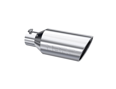 MBRP Universal Tip 7inch O.D. Rolled End 4inch inlet 18inch length - T304 (SINGLE TIP) for performance car parts and tuning upgrades