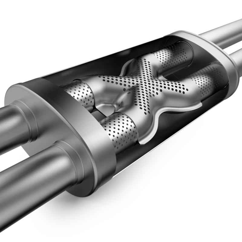 MagnaFlow 07 Audi Q7 V8 4.2L Dual Split Rear Exit Stainless Cat-Back Perf Exhaust, performance car parts, high performance auto parts