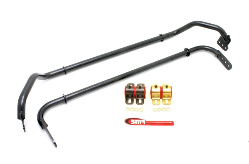 BMR 10-11 Chevrolet Camero  Front and Rear  Sway Bar Kit w/ Bushings - Black Hammertone - DTX Performance