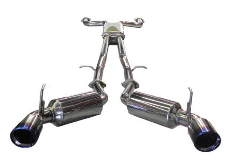 Injen 03-08 350Z Dual 60mm SS Cat-Back Exhaust w/ Built In Resonated X-Pipe - DTX Performance