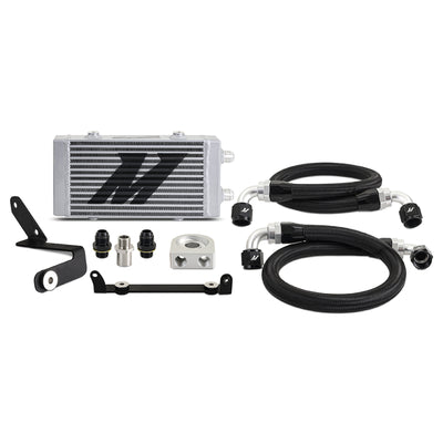 Mishimoto 2023+ Toyota GR Corolla Oil Cooler Kit - Thermostatic - Silver - High performance car parts by DTX Performance