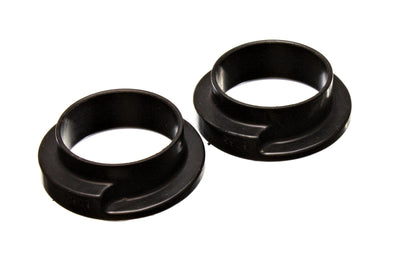 Energy Suspension Universal 2-3/16in ID 3in OD 1in H Black Coil Spring Isolators (2 per set) for performance upgrades