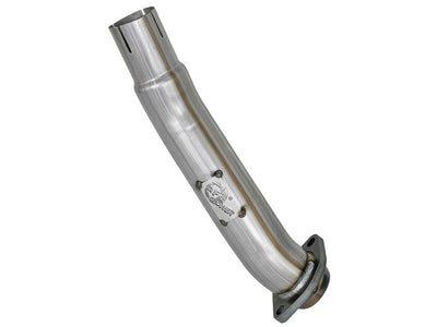 aFe Twisted Steel 2in Stainless Steel Loop Delete Down-Pipe 2018+ Jeep Wrangler (JL) V6 3.6L performance car parts
