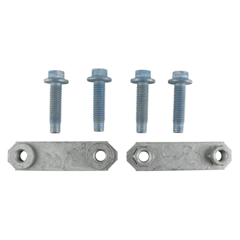 Ford Racing 15-22 F-150 Tow Hooks - Red (Pair) hardware kit with bolts and mounting plates for performance upgrades from DTX Performance.