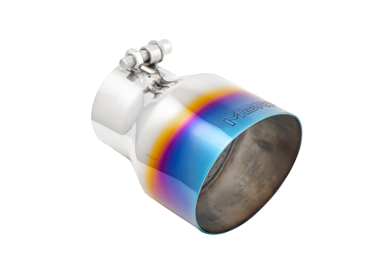 MBRP Universal Stainless Steel Dual Wall Tip 4.5in OD/3in Inlet/6.13in L - Performance exhaust car part