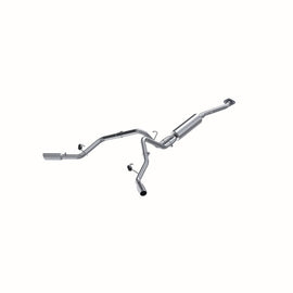 MBRP 2003-2007 Chev/GMC 1500 Classic 4.8/5.3L SC-SB Cat Back Dual Split Side exhaust system for performance upgrades at DTX Performance