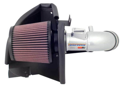 K&N 06-09 Civic 1.8L Silver Typhoon Short Ram Intake - Performance car parts by DTX Performance. Enhance engine performance.