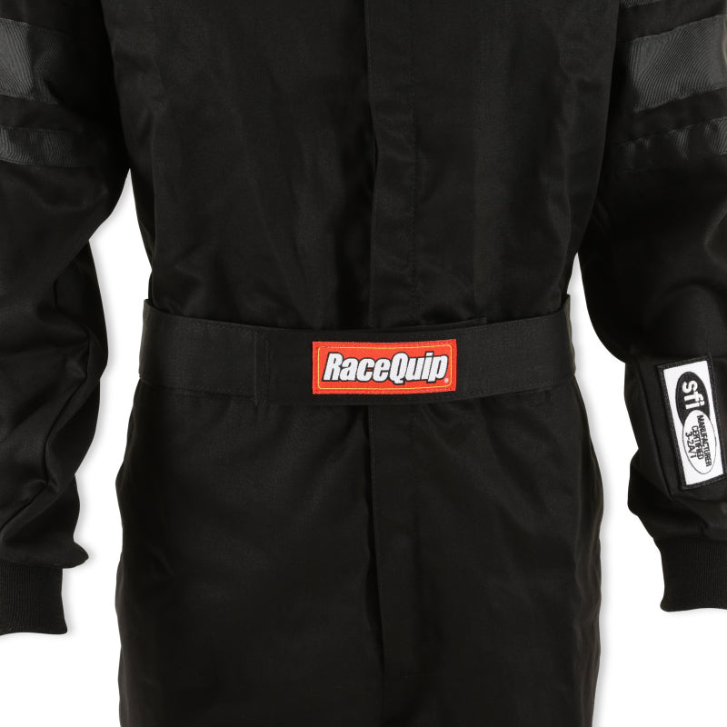 RaceQuip Black SFI-1 1-L Suit - 2XL
