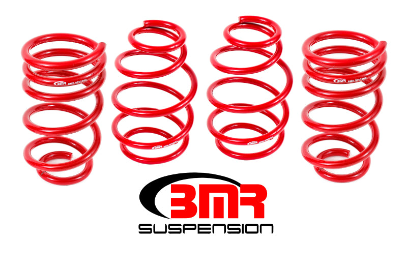 BMR 10-15 5th Gen Camaro V8 Lowering Spring Kit (Set Of 4) - Red - DTX Performance