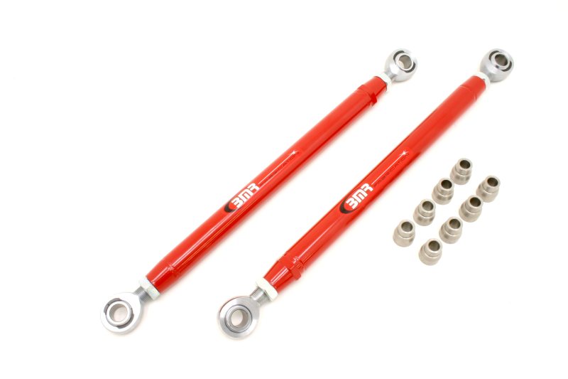 BMR 05-14 S197 Mustang Double Adj. Lower Control Arms w/ Heavy Duty Rod Ends - Red - DTX Performance