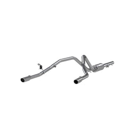 MBRP 2009 Chev/GMC 1500 4.8/5.3L EC/CC Cat Back Dual Split Rear exhaust system, performance upgrades, DTX Performance