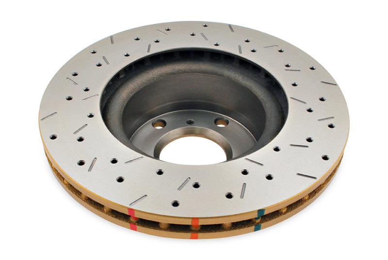 DBA 14-21 Volkswagen GTI (w/Perf Pkg 310mm Rear Disc) Rear 4000 Series Drilled & Slotted Rotor - DTX Performance