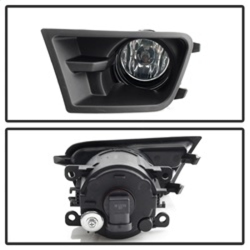Spyder Ford Mustang 10-12 OEM Fog Light W/Universal Switch- Clear FL-FM2015-C performance car parts DTX Performance