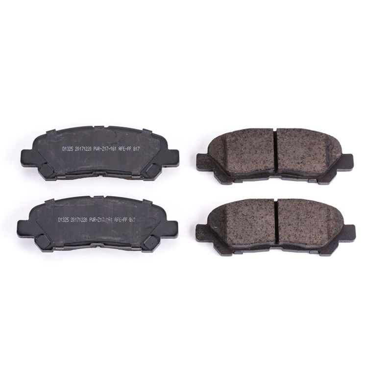 Power Stop 08-13 Toyota Highlander Rear Z16 Evolution Ceramic Brake Pads - DTX Performance