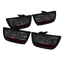 Load image into Gallery viewer, Spyder Chevy Camaro 10-13 LED Tail Lights Smoke for performance car upgrades at DTX Performance