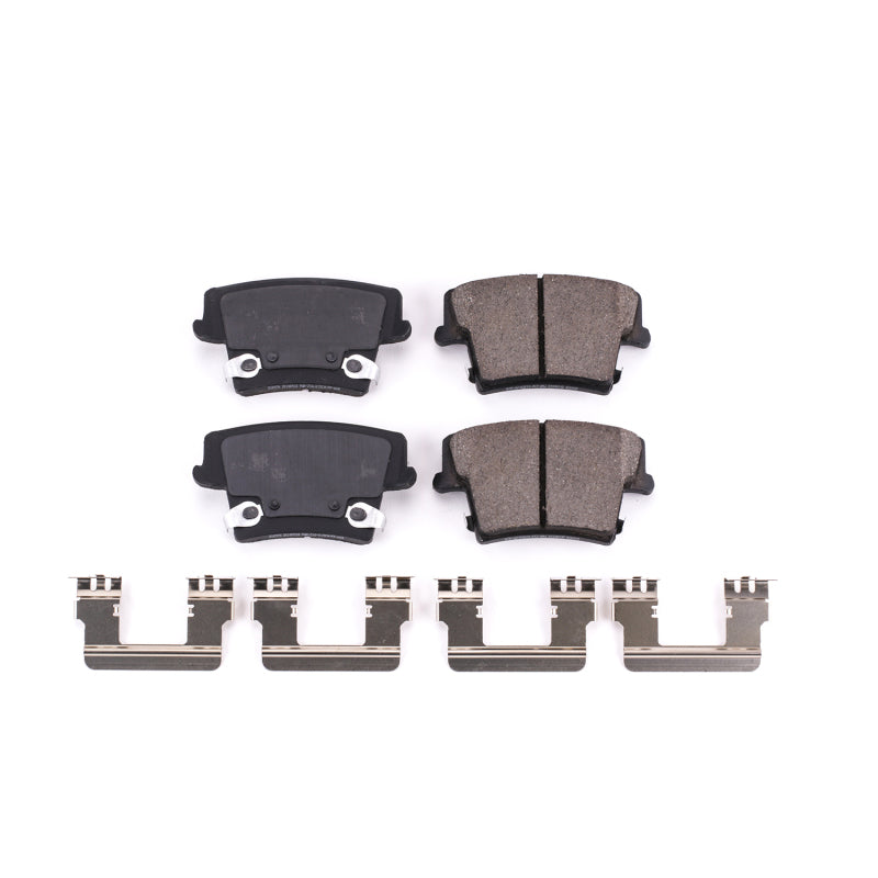 Power Stop 06-14 Dodge Charger Rear Z17 Evolution Ceramic Brake Pads w/Hardware - DTX Performance