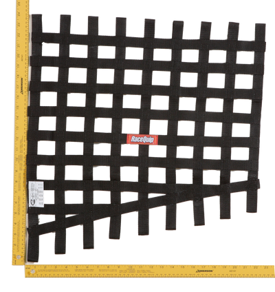 RaceQuip Black Drag 24 To 18 X 23 SFI Rib Net