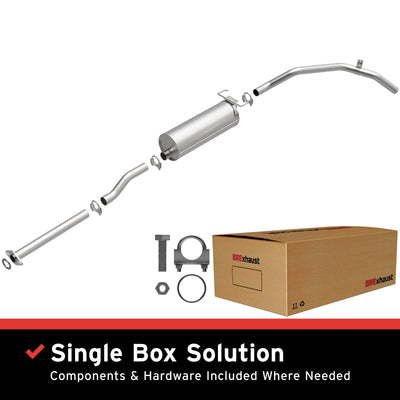 MagnaFlow BRE Exhaust Kit 89-95 Toyota Pickup 3.0L shown with components and box, ideal for performance upgrades from DTX Performance.