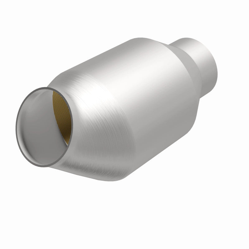 MagnaFlow Conv Univ 2.25inch C/A Met. performance car parts for exhaust systems at DTX Performance