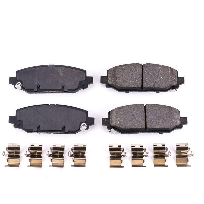 Power Stop 18-19 Jeep Wrangler Rear Z17 Evolution Ceramic Brake Pads w/Hardware - DTX Performance