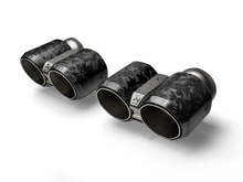 Load image into Gallery viewer, Akrapovic BMW M2 Coupe (G87) Tail Pipe Set - Chopped Carbon Akrapovic