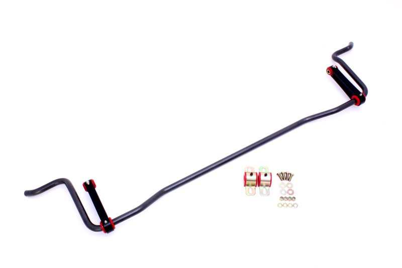 BMR 05-10 S197 Mustang Rear Solid 22mm Sway Bar Kit w/ Bushings & Billet Links - Black Hammertone - DTX Performance