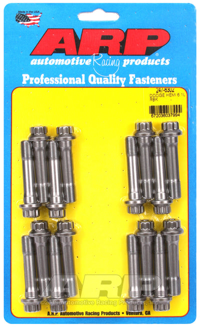 ARP Dodge 6.1L Hemi Rod Bolt Kit, high performance car parts by DTX Performance.