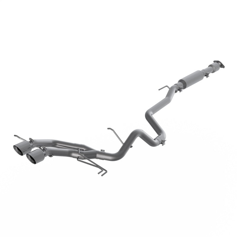 MBRP 13-18 Hyundai Veloster Turbo Cat Back exhaust system, dual outlet, performance car parts by DTX Performance
