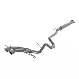 MBRP 13-18 Hyundai Veloster Turbo Cat Back exhaust system, dual outlet, performance car parts by DTX Performance