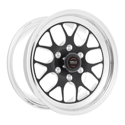 Weld S77HD 15x10 / 5x5.5 BP / 5.5in. BS Black Wheel (Low Pad)