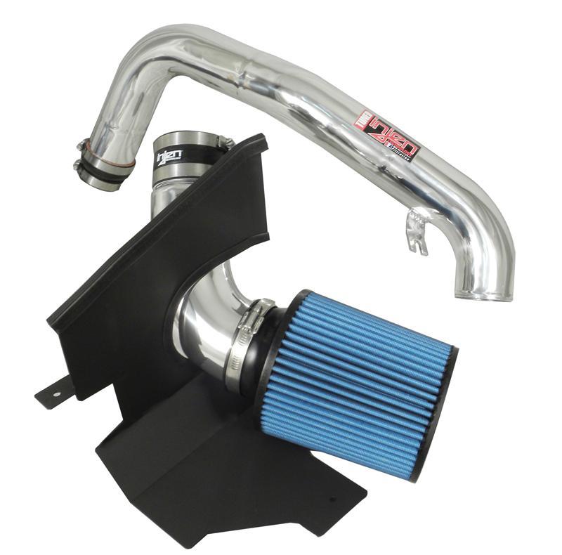 Injen 13-14 Ford Focus ST 2.0L (t) 4cyl Polished Short Ram Intake w/MR Tech & Heat Shield - DTX Performance