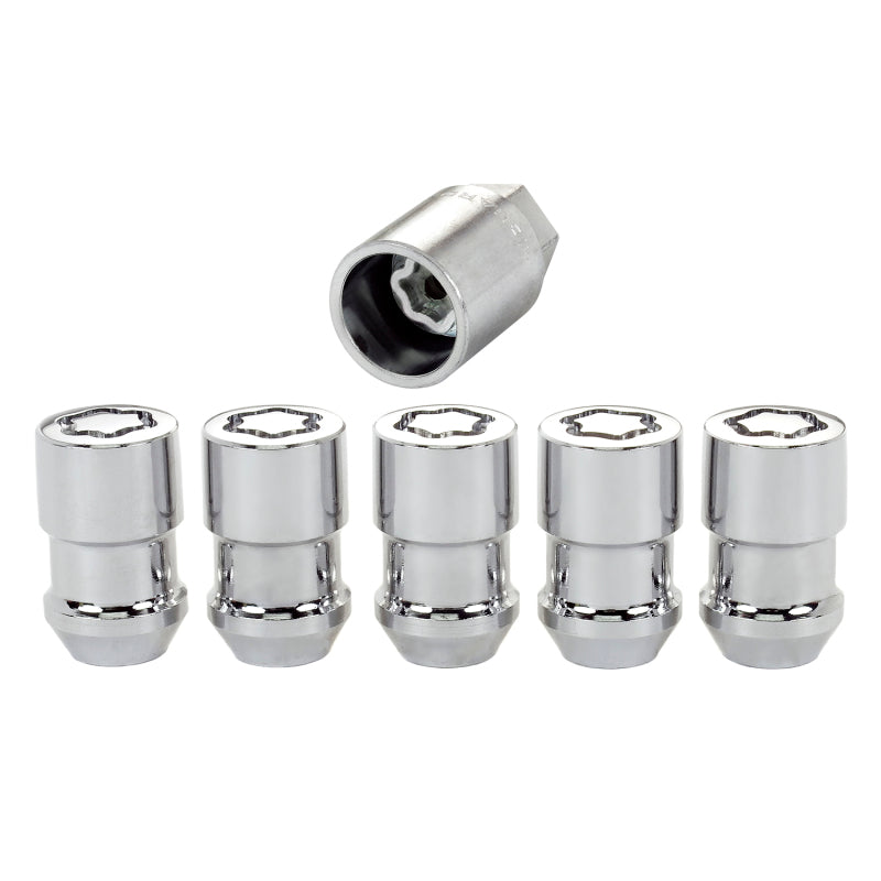 McGard Wheel Lock Nut Set - 5pk. M12X1.5 Chrome