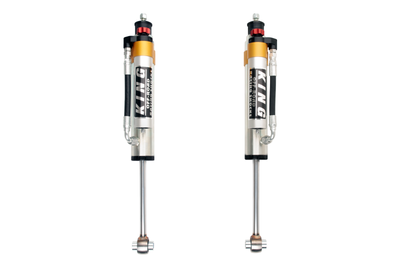 King Shocks 90-12 Mercedes-Benz G-Class Rear 2.5 Dia Piggy Hose Reservoir w/Adjuster (Pair) for performance upgrades