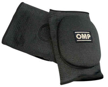 Load image into Gallery viewer, OMP Padded Knee Pads Black for racing, supports high performance car tuning and upgrades, available at veteran owned shop.