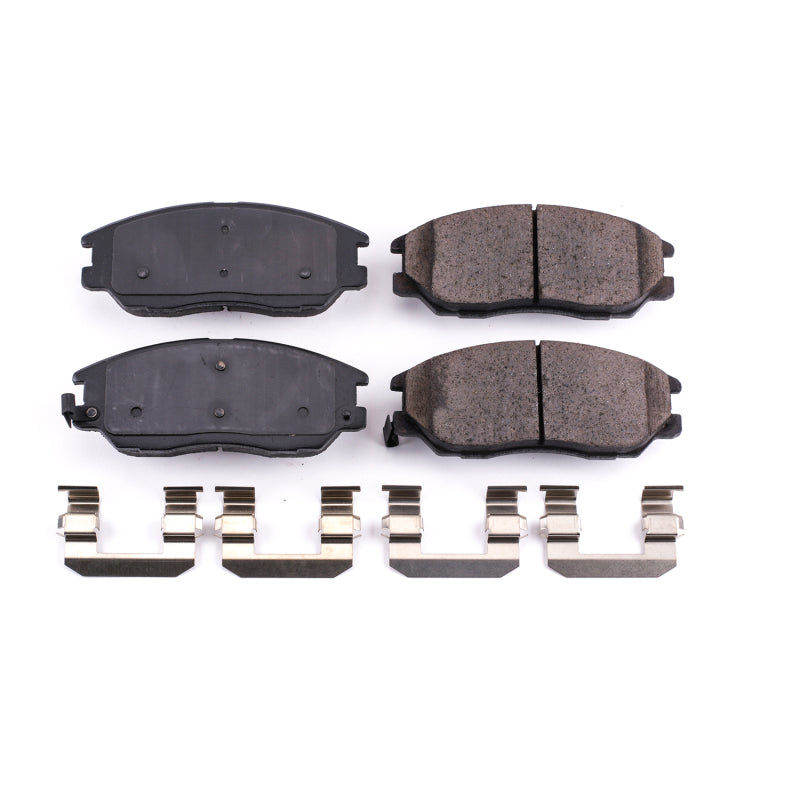 Power Stop 03-05 Hyundai XG350 Front Z17 Evolution Ceramic Brake Pads w/Hardware - DTX Performance