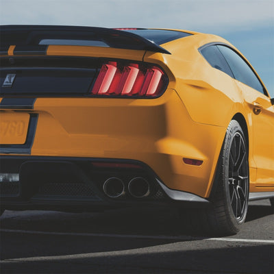 Ford Racing 15-23 Mustang Coupe Gloss Black Rear Spoiler w/Gurney Flap for high performance tuning and upgrades.